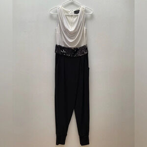 VINTAGE - Black and White  Jumpsuit / Romper